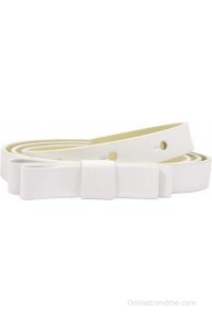 Something Special Women, Girls Casual, Formal, Party White Artificial Leather Belt(White)